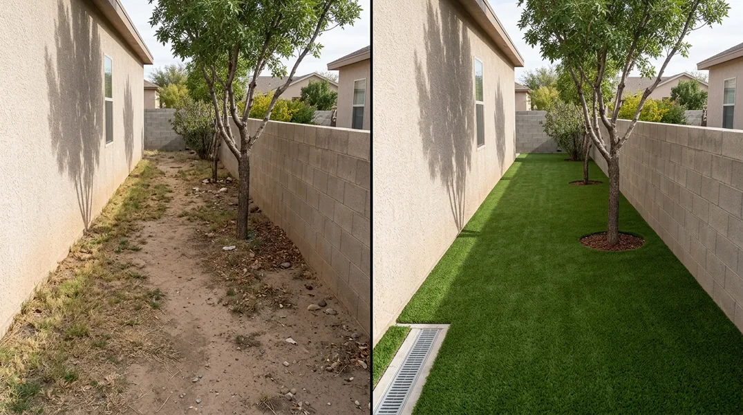 Result artificial grass installation in Las Cruces - Las Cruces Artificial Grass Installation