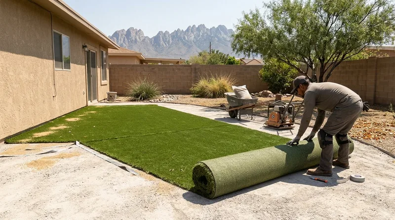 Residential Artificial Grass Installation Las Cruces
